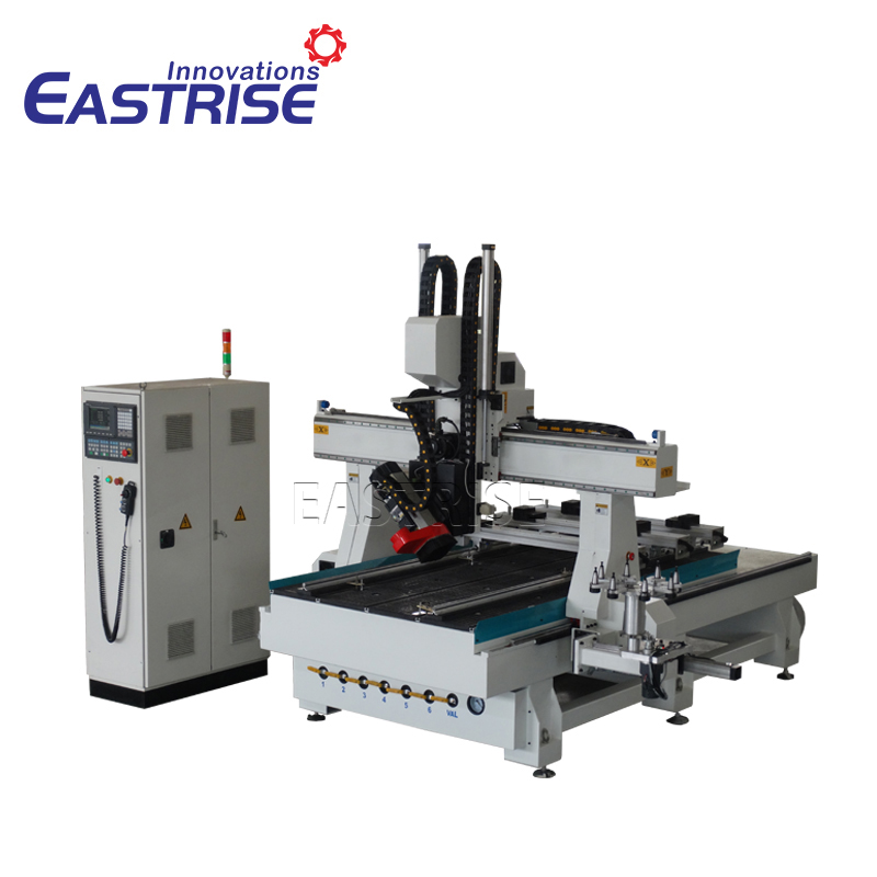 Enrutador CNC ATC de 4 ejes 1325 con cambiador automático de herramientas