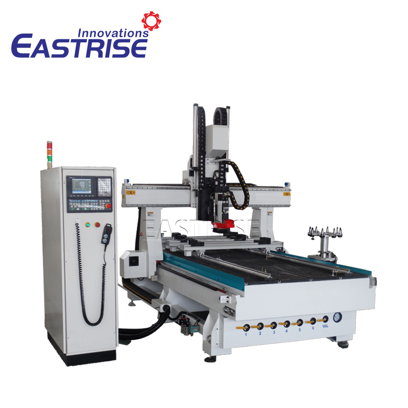 Enrutador CNC ATC de 4 ejes 1325 con cambiador automático de herramientas