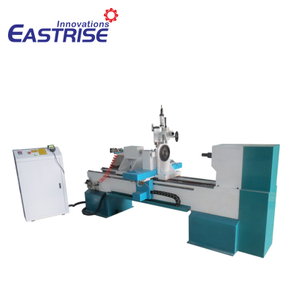 Máquina de torno de torneado de madera CNC con portaherramientas de 3 ejes y 4 ejes con husillo vertical