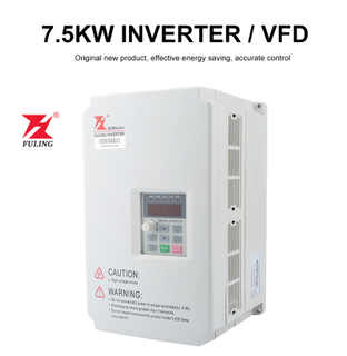 Inversor FULING de 7,5 kW, piezas de enrutador VFD Cnc, inversor de accionamiento, corriente de 18A, adecuado para Motor de husillo CNC ATC de 6KW, 7,5 KW, 220V, 380V