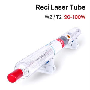  Reci W2/T2 90W-100W Tubo láser CO2 Caja de madera Embalaje Máquina cortadora y grabadora láser CO2 