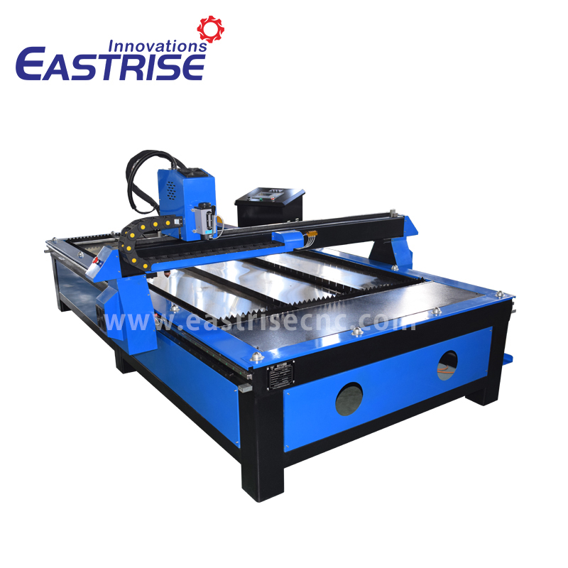 Máquina de corte por plasma de metal CNC con tanque de agua y rociador de agua