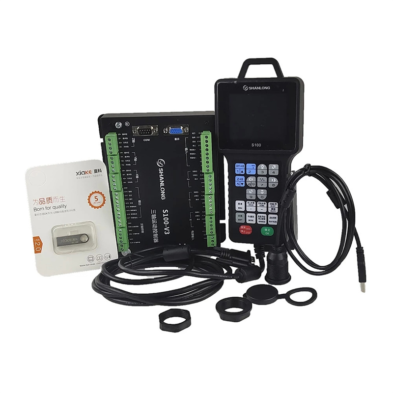 SHANLONG S100 3 Axis DSP Controller Remote para máquina de grabado CNC DSP sistema de control portátil 